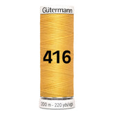 Gutermann garen | 200m | 416 licht goud naaigaren GM - 200 - 416 - LICHT - GOUD 4008015030780